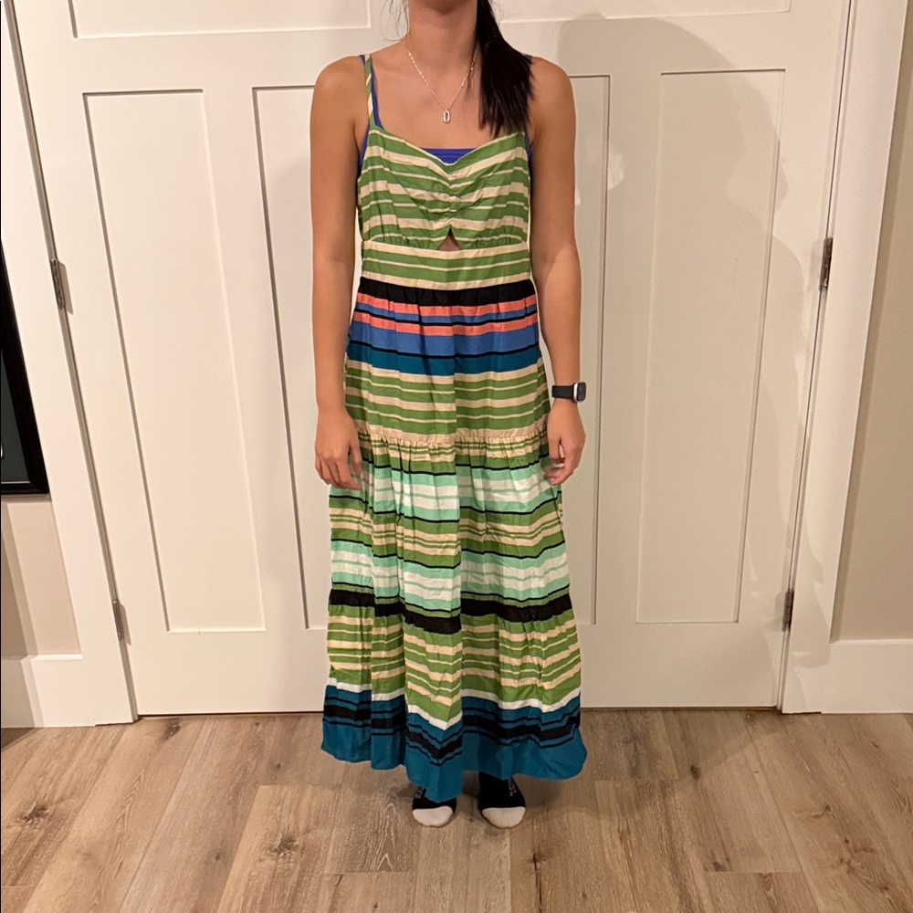 NWT Striped Maxi Dress